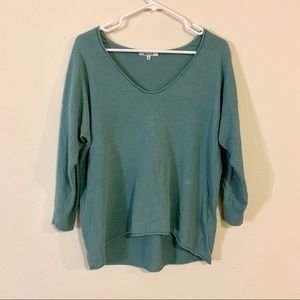 Madewell Teal Blue Slouchy Sweater